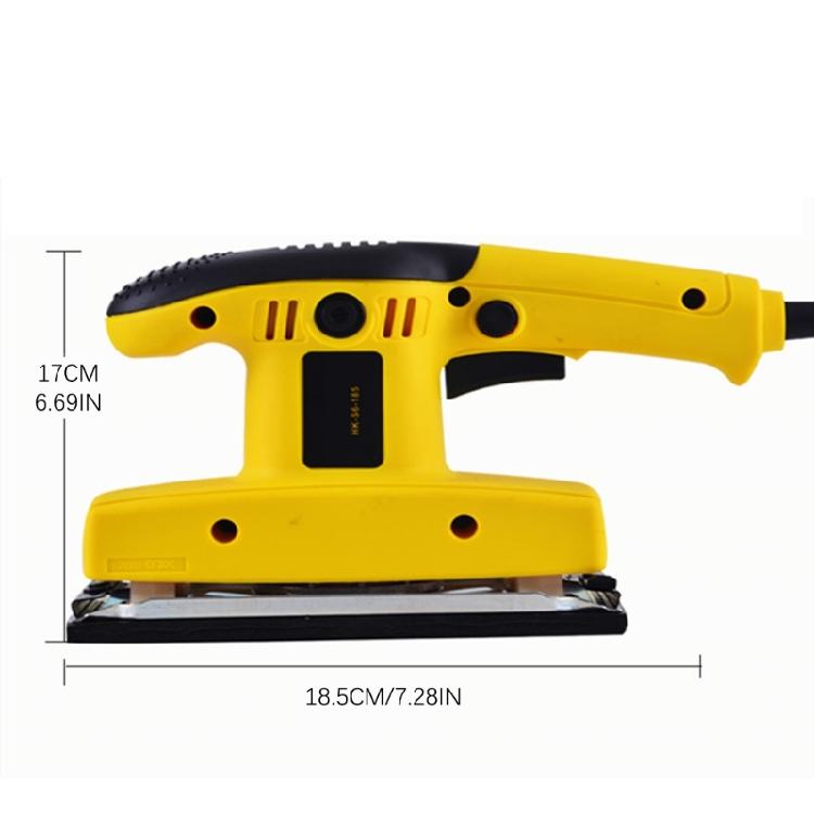 Sandpaper Machine Square Air Orbital Sander Rectangular Pneumatic Dry Grinder