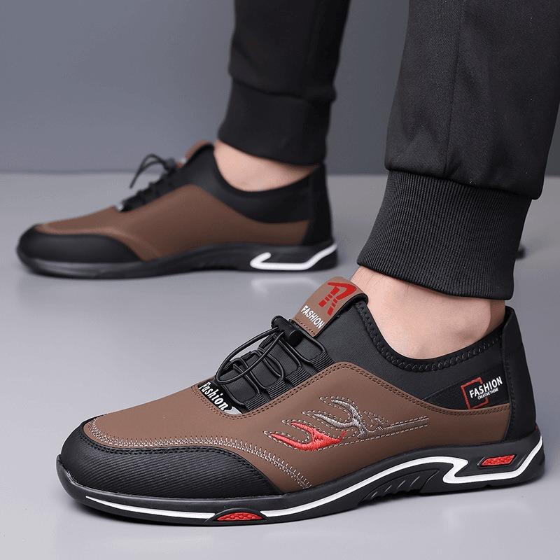 New Fashionable Versatile Casual Men's Shoes Soft-soled Breathable Shoes Outdoor Walking Sports Shoes