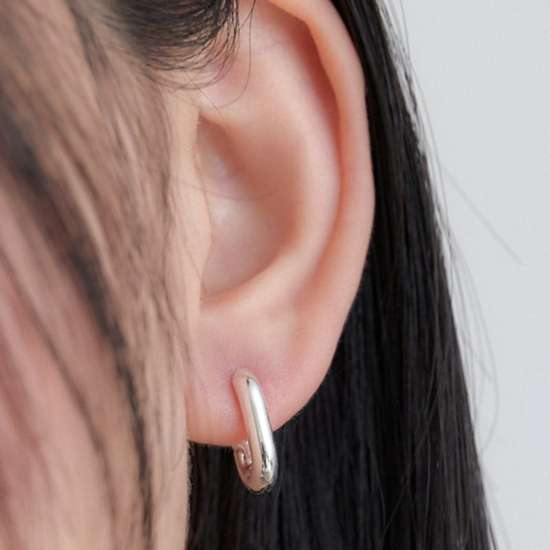 OVLA [Exclusive] button one touch earring_S JE054