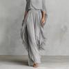 DM092 Amazon Unabhängige Station 20206 Neues Träger-Off-Shoulder Elegantes Blusenoberteil mit Chiffon Asymmetrisch Lang