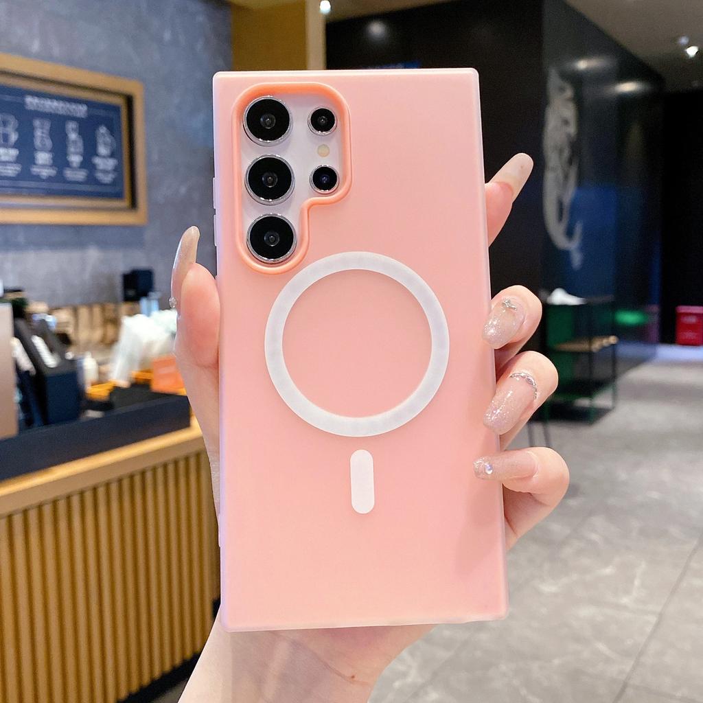 Jelly 2in1 Magnetic Case for Samsung Galaxy S25 Edge S25FE S25 S24 Ultra S23 Plus Matte Shockproof Soft Silicone Cover For Galaxy A17 A07