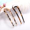 Fashion Acetate Hair Sticks For Women Girls Shell Hair Clip Pins U Shape Hairpins Hair Bun Maker Fashion Hair Accessories