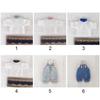 Toys Accessories for Obitsu11 Doll Fashion Overalls Denim Pants Doll Clothes Pants T-shirt Suits