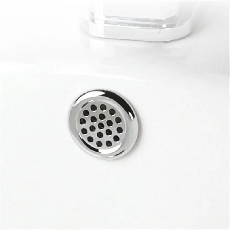 4 ks krytka přepadového otvoru dřezu, ozdoba umyvadla, náhradní zátka odtokového otvoru koupelnového umyvadla, duté přepadové kroužky pro koupelnové umyvadlo