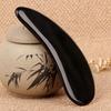 Natural Jaundice Horn Guasha Tool Gua Sha Plank Massage Board Scraping Barrels Tea Spoon Hollow Ribs Massager Foot Point Stick