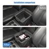  Fit For Mitsubishi PAJERO 2007-2021 Car Armrest Storage Box Organizer Container Stowing Tidying Accessories