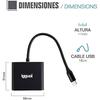 Hub USB - IGGUAL - IGG318461 - 4 Ports - Interfaces USB - Compatible avec tous les appareils