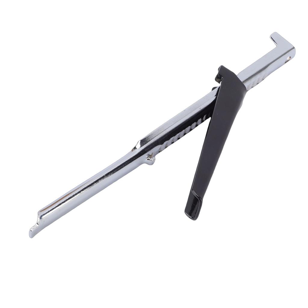 Adjustable Bottle Opener Stainless Steel Multi Purpose Twist Off Glass Jar Lid Can Opener Black