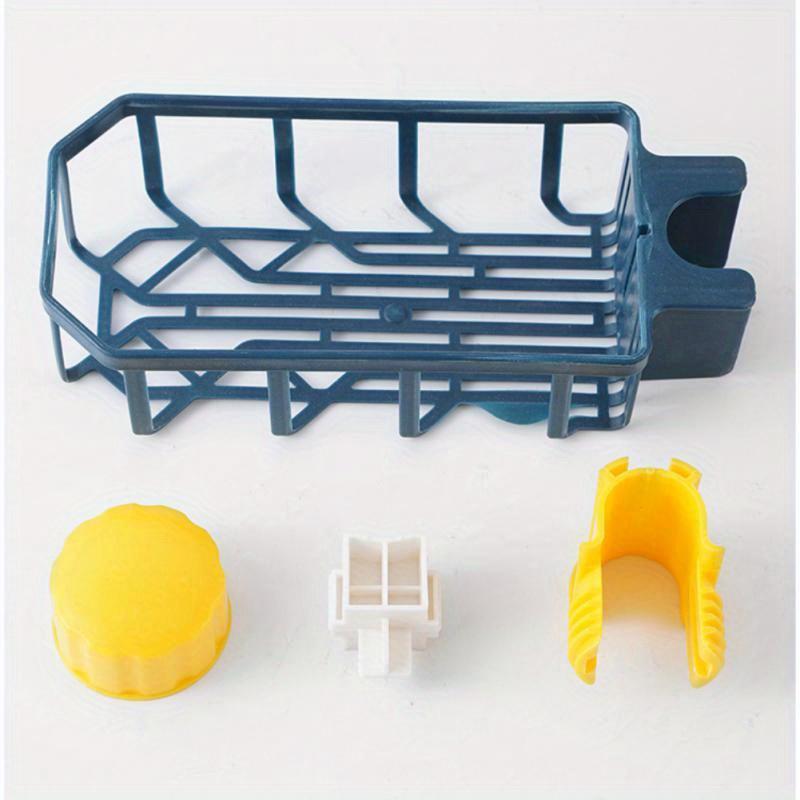 Kitchen Faucet Shelf No Hole Sink Drainage Rack Dish Rag Sponge Brush Sink Organizer
