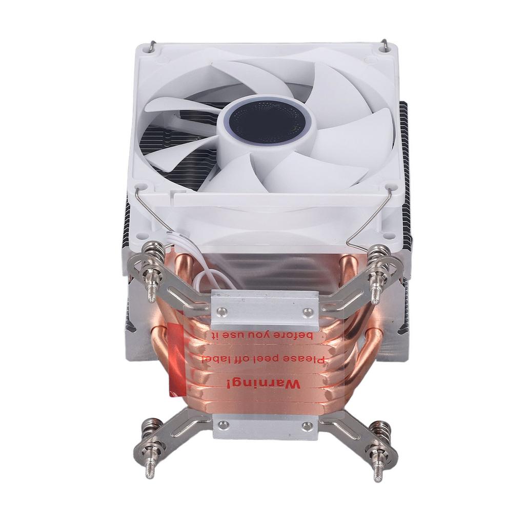CPU Cooling Fan 3.54in 6 Heat Pipes 3pin 12VDC 2000RPM Hydraulic Bearing CPU Air Cooler with