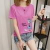 Women's short-sleeved t-shirt women's summer new Korean version cartoon student crew-neck bottoming shirt
