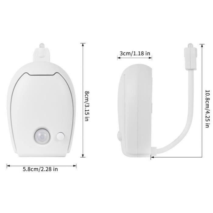 Iluminación LED - CHANGM - Luz de noche para WC - 7 colores - IP65 - Para niños