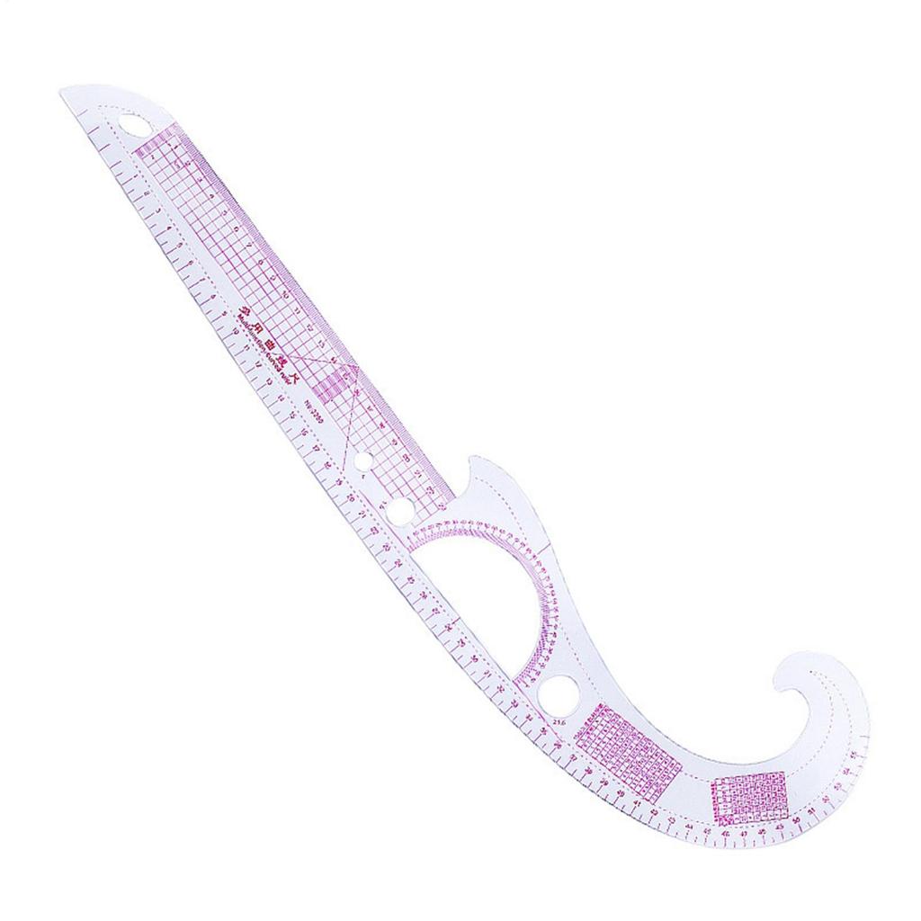French Curve Ruler Cutting Quilting Accessories Clear 7 Pieces Fashion Design Sewing Ruler Set For Quilters Beginners Tailors