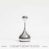 Romantic Silver Water Drop Candlestick for Weddings and Festivals