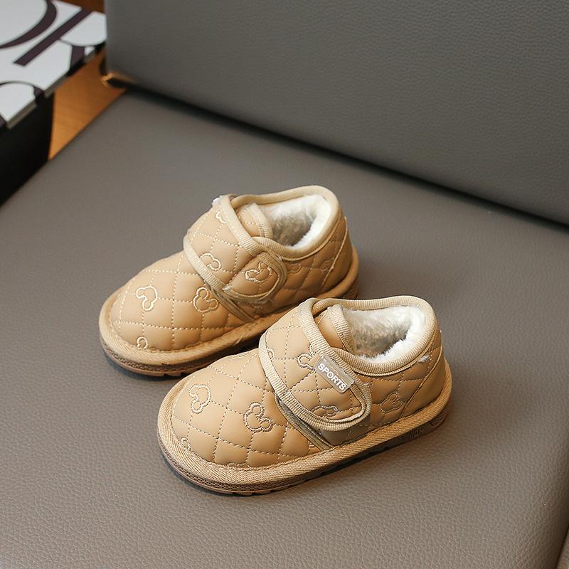 Winter New Child Cotton Shoes Fashion Cute Cartoon Girl Shoe Warm Comfort Simple Boys' Shoes Classic Trendy Snow Boots Zapato