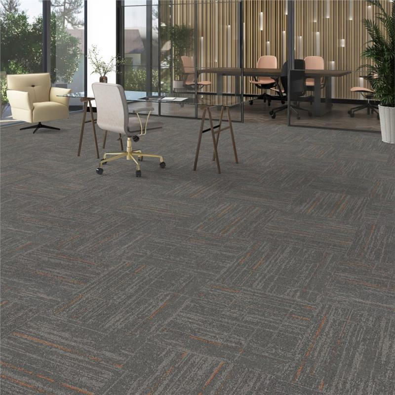 Thickened Commercial Office Carpet Tiles for Large Area Flooring