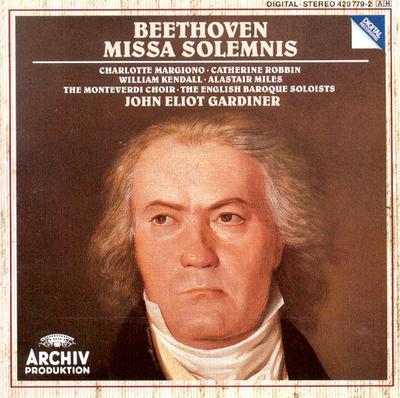 CD LUDWIG VAN BEETHOVEN, JOHN ELIOT GA - Missa Solemnis 4297792 Archiv Produkti US Classique Occasion