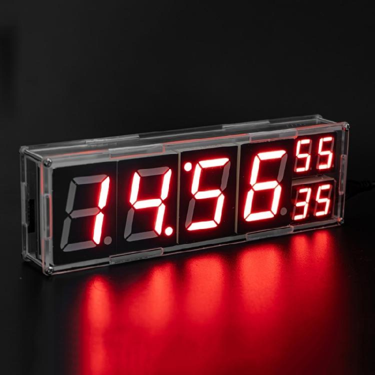 Programmable 8 Digit Digital Clock set with ESP8266 Module Soldering Project set Digital Tube Clock set for Home Office