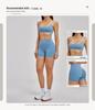 Stilvolles rückenfreies Sportset für Damen mit dünnen Trägern für Yoga & Laufen - 6116