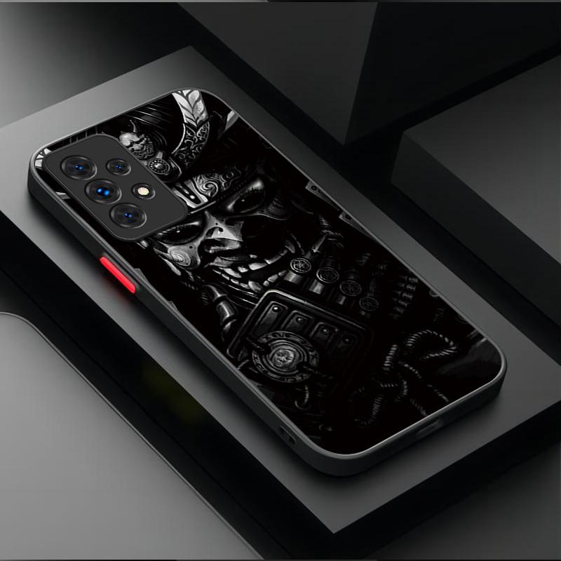 PC Case for Samsung Galaxy A16 A26 A36 A56 A05 A05S A15 A25 A35 A55 A14 A34 A54 A13 A33 A53 A22 A32 A52 A52S Samurai Ghost Mask