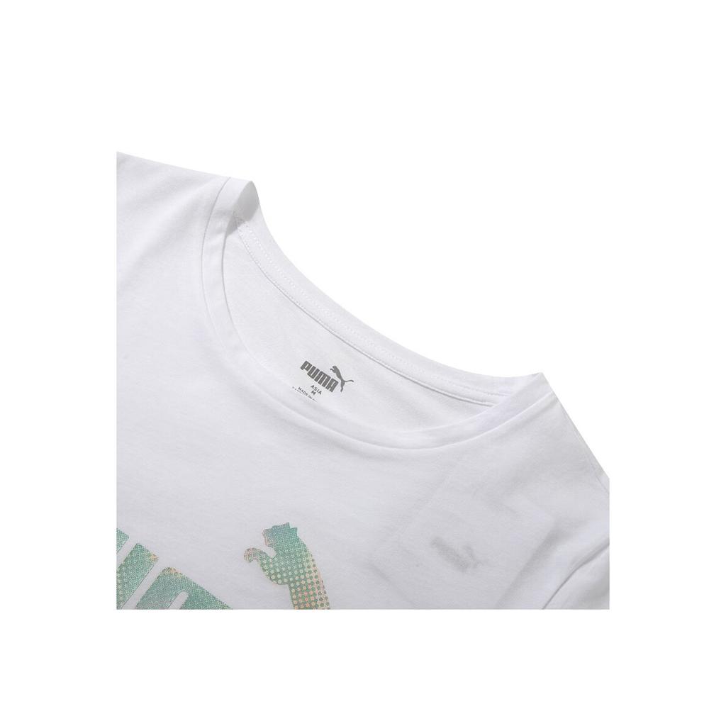 New PUMA Regular T Shirt Women's White 682140-02