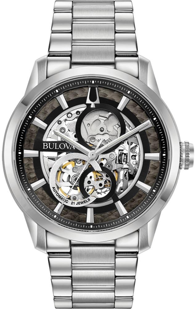 

BULOVA 96A208 Bulova Automatic Skeleton Watch Reimported