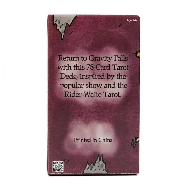 Mystery Tarot Cards A 78 Deck Gravity Falls Inspired 78 Card Deck English Version Witchy Beginner Board Games