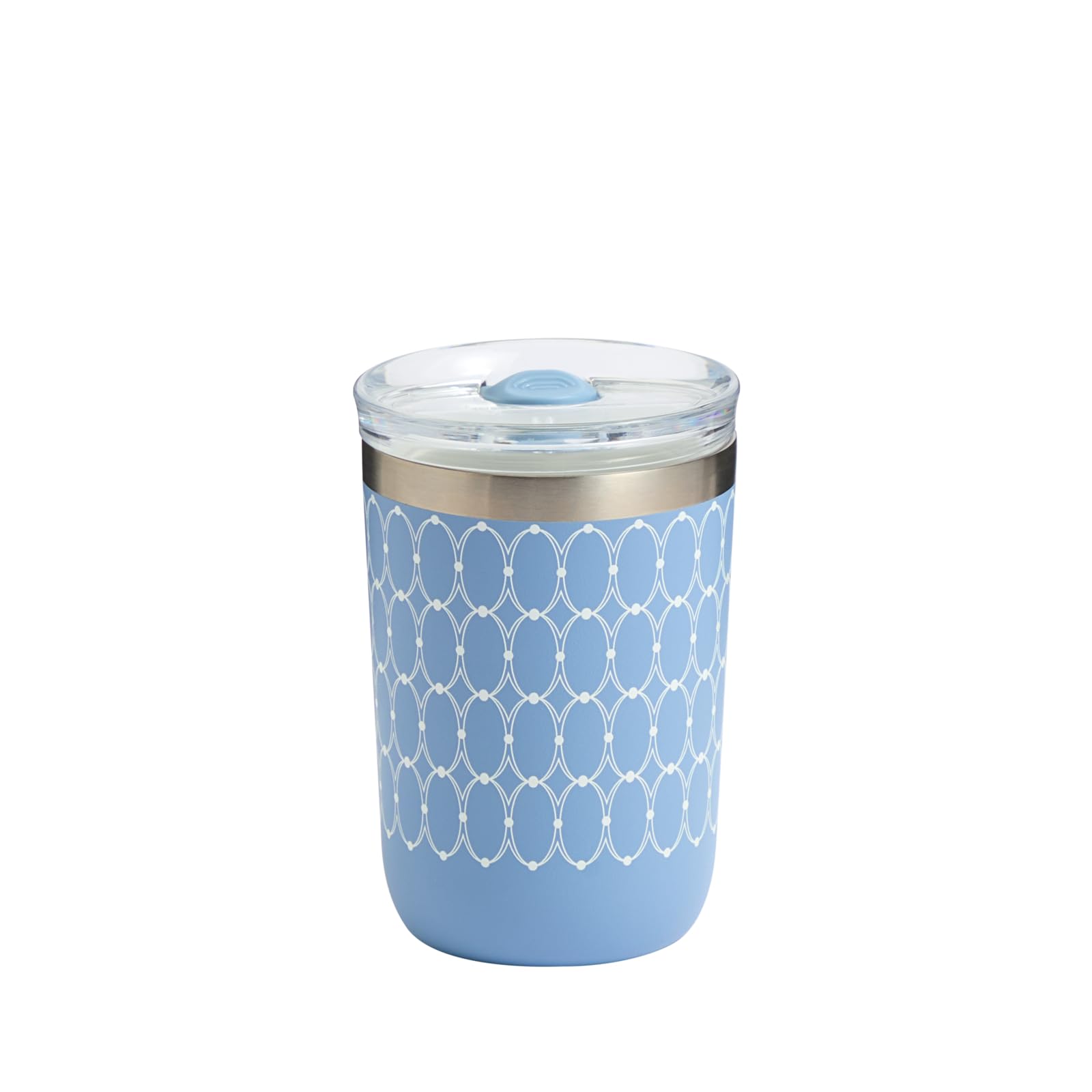 

[Authentic Imported Product] Wedgwood Renaissance Blue Stainless Steel Tumbler with Lid, 350ml, 1078325