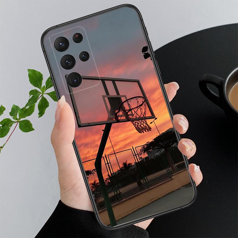 

Basketball Sport Funda Phone Case For Samsung Galaxy S25 S24 S23 S22 S21 Ultra S24 S23 S22 S21 S25 Plus S24 S25 FE S23Plus