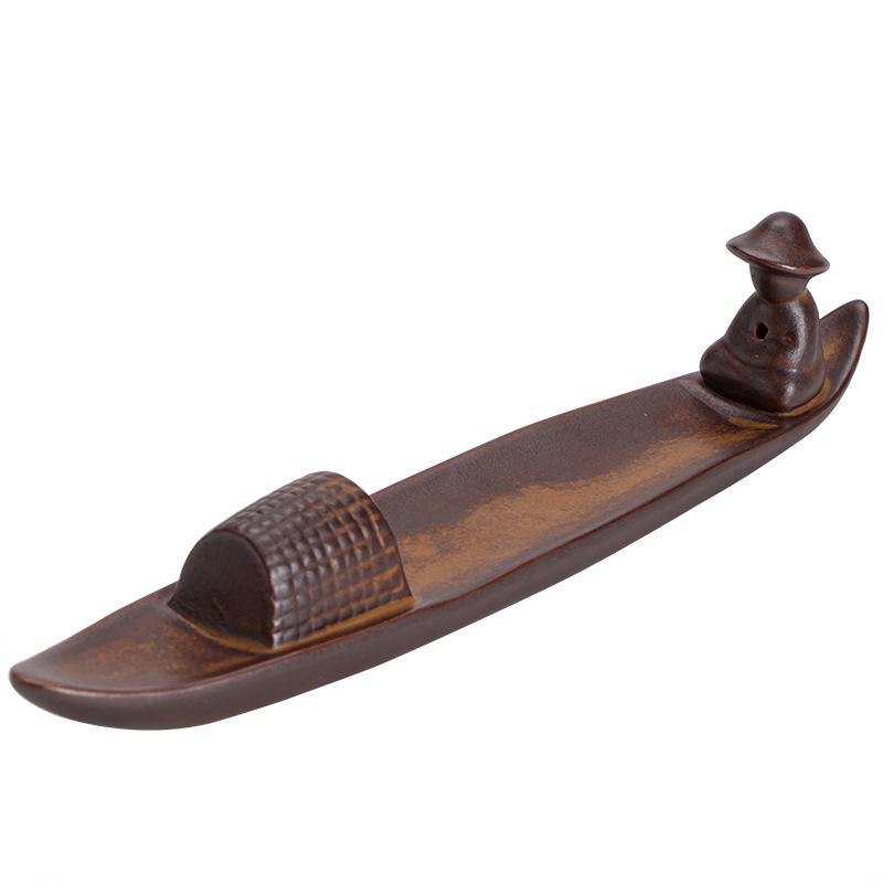 Antiker Fischer Künstlerische Ansicht Linie Räucherschale - Raumduft Diffusor Desodorierung Dekoration Handwerk Räucherhalter