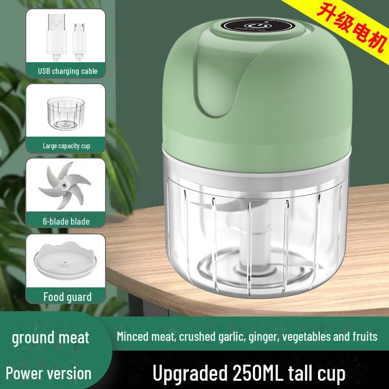 

Беспроводной мини-чесночница и кухонный комбайн 250ML, 6 knives, upgraded version синий