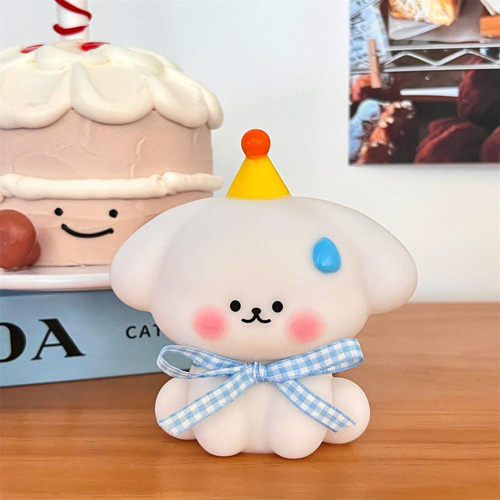 Lamp Button Night Cell Powered Cartoon Cute Dog Shaped Atmosphere Lights