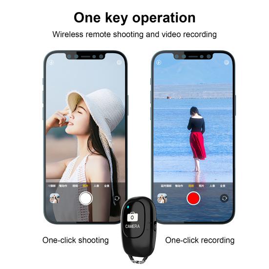 Pilot do telefonu Bezprzewodowy Mini Bez opóźnień Kompatybilny z Bluetooth 5 Bez sterowników Zdalna migawka do robienia