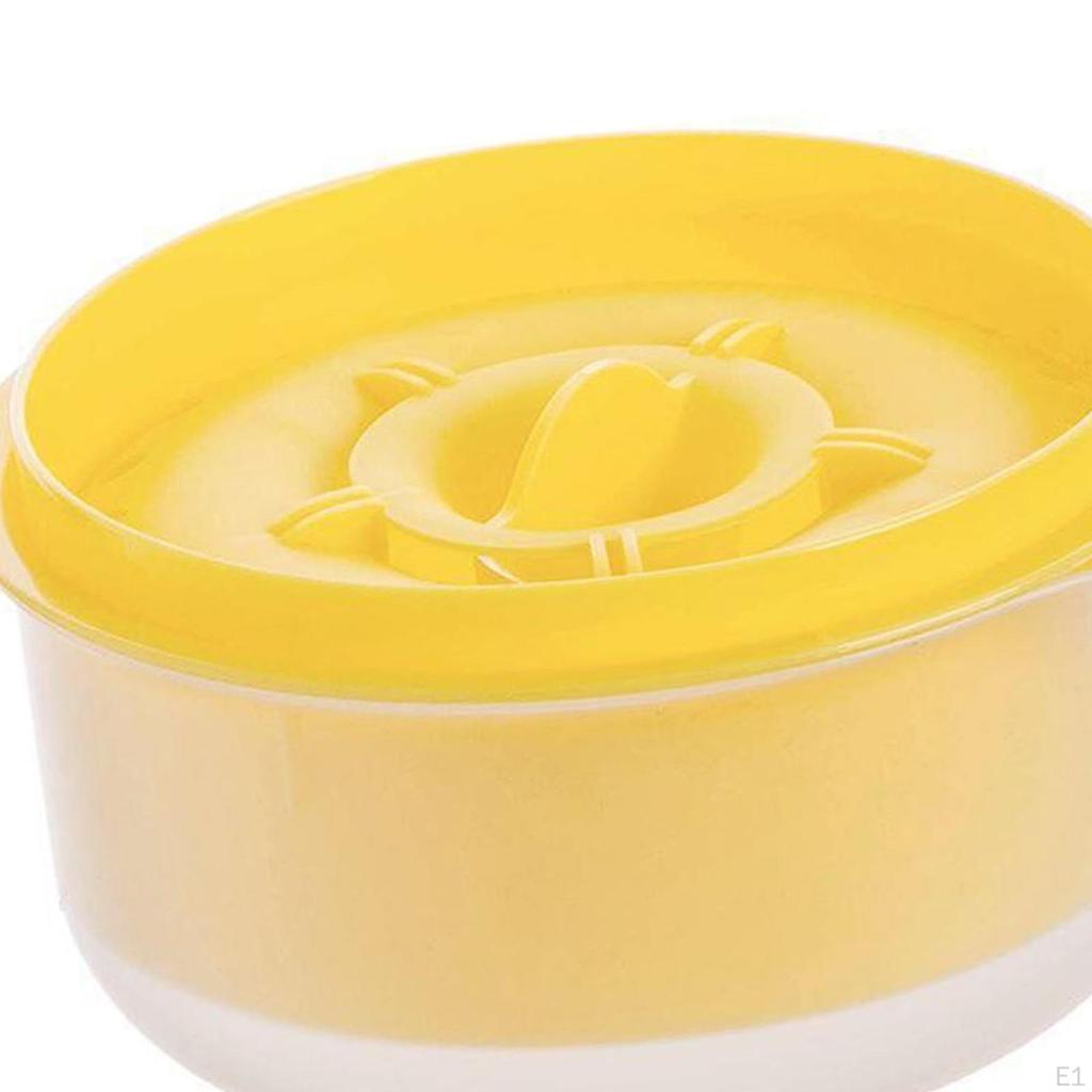 Eiertrenner, 13 x 7 cm, großes Fassungsvermögen, kann 5 Eier verarbeiten, praktisches Sieb, Backwerkzeuge