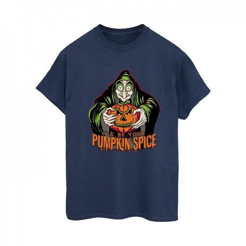 Disney Womens/Ladies Pumpkin Spice Evil Queen Cotton Boyfriend T-Shirt
