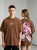 Maglietta Unisex Cotone Oversize Taglia L Dragon Ball Z Majin Buu Stampata Lavata