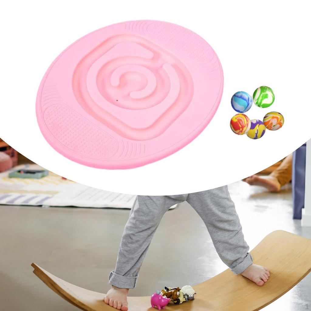 Children's Balance Board with 5 Balls for Sensory Play And Training