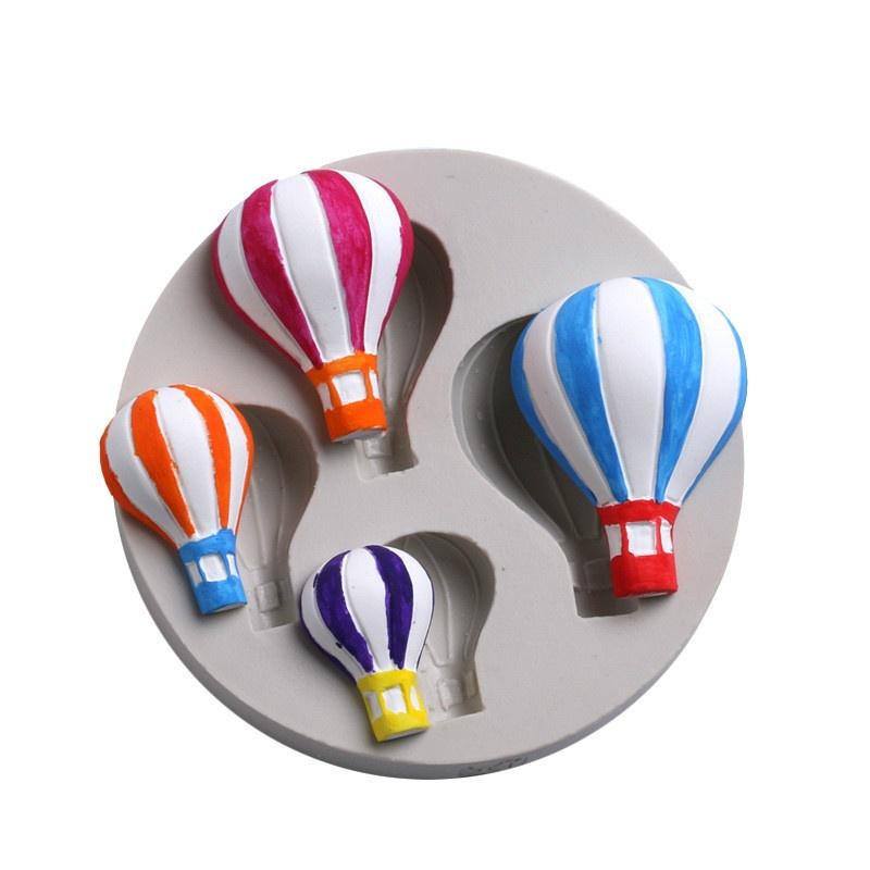 Hot Air Balloon Cupcake Decoration Mold 3d Cake Decoration Mold Baking Kitchen with Silicone Tools