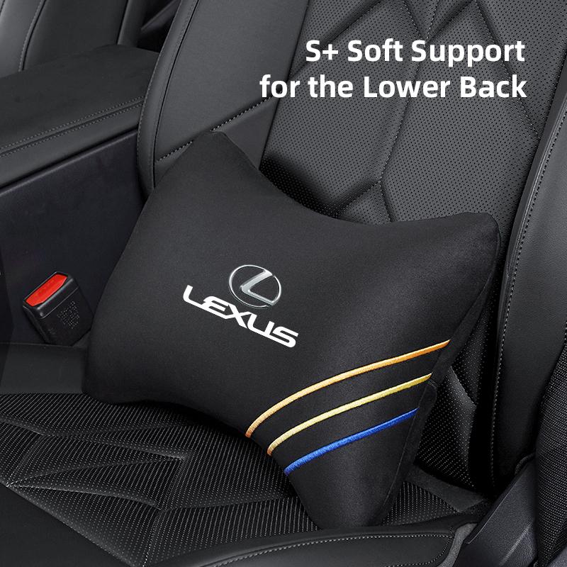 Sleutelhanger Suede Autostoel Hoofdsteun Lendenkussen Voor Lexus Fsport RX330 IS250 Ct200h ES300h RX350 IS300h Auto Interieur Hoofdsteun