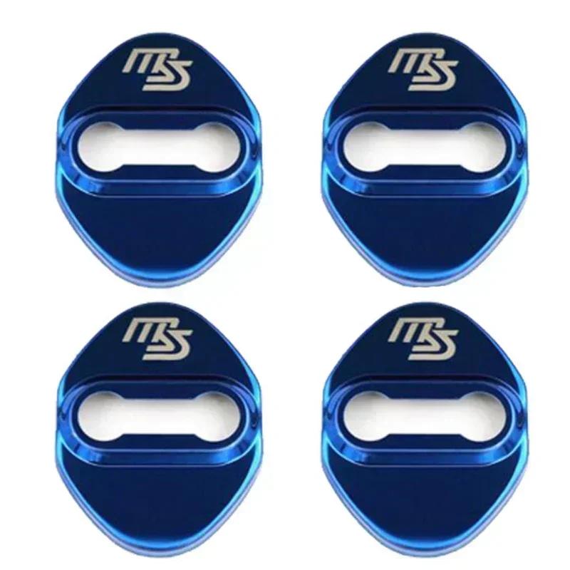 2025 Heiß 4 Stück Auto Türschlossabdeckungen Rostschutz Schnallenaufkleber für Mazda CX-4 CX-5 CX-3 Atenza Axela 3 6 Grand Tourer Styling Acce