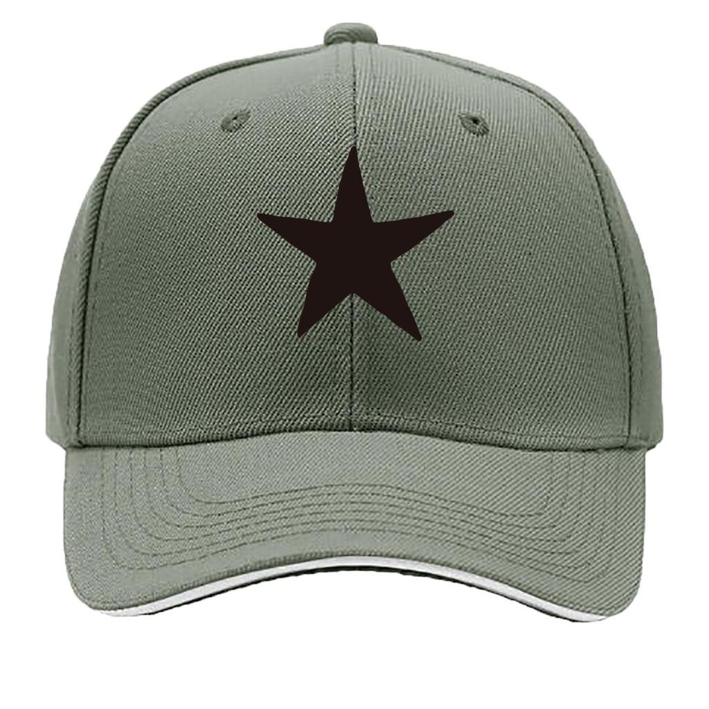 Black Pentagram Cap Unisex Baseball Hat FivePanel Hat Adjustable Size Suitable for Outdoor Acti Sandwich Baseball Cap