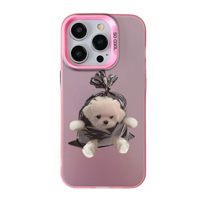 The New Bag Puppy Is Suitable for Iphone17 Mobile Phone Case Apple 15promax/14 Europe and America 13pro12 Women 16