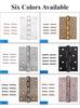 Silberne 304 Edelstahl-Stumpfbänder 3/4/5 Zoll Modernes Design Rostfrei Umweltfreundlich für Küche Esszimmer Wohnzimmer Holztüren