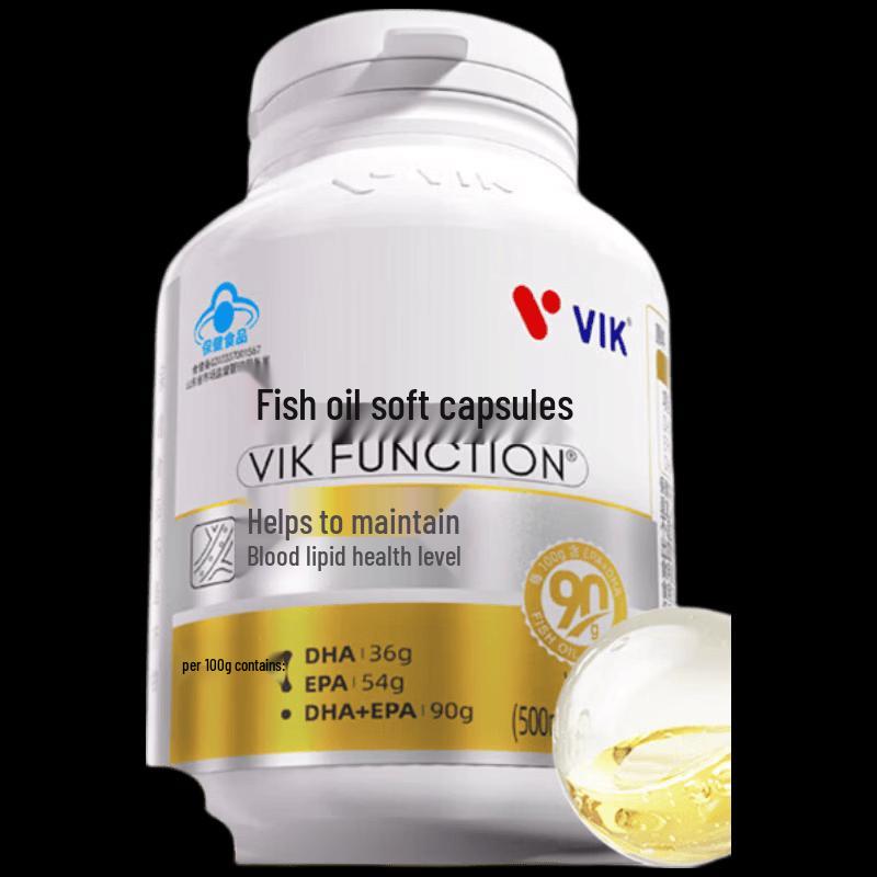 vik 97% High-Purity rTG Fish Oil Softgels