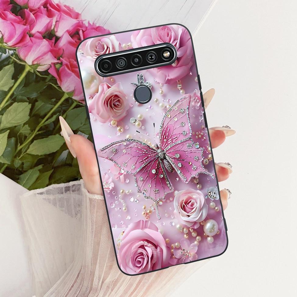 Casing For LG K41S 2020 Cover Silicone Cute Fashion Butterfly Funny Painted Phone Case LM-K410 LMK410EMW LM-K410EMW
