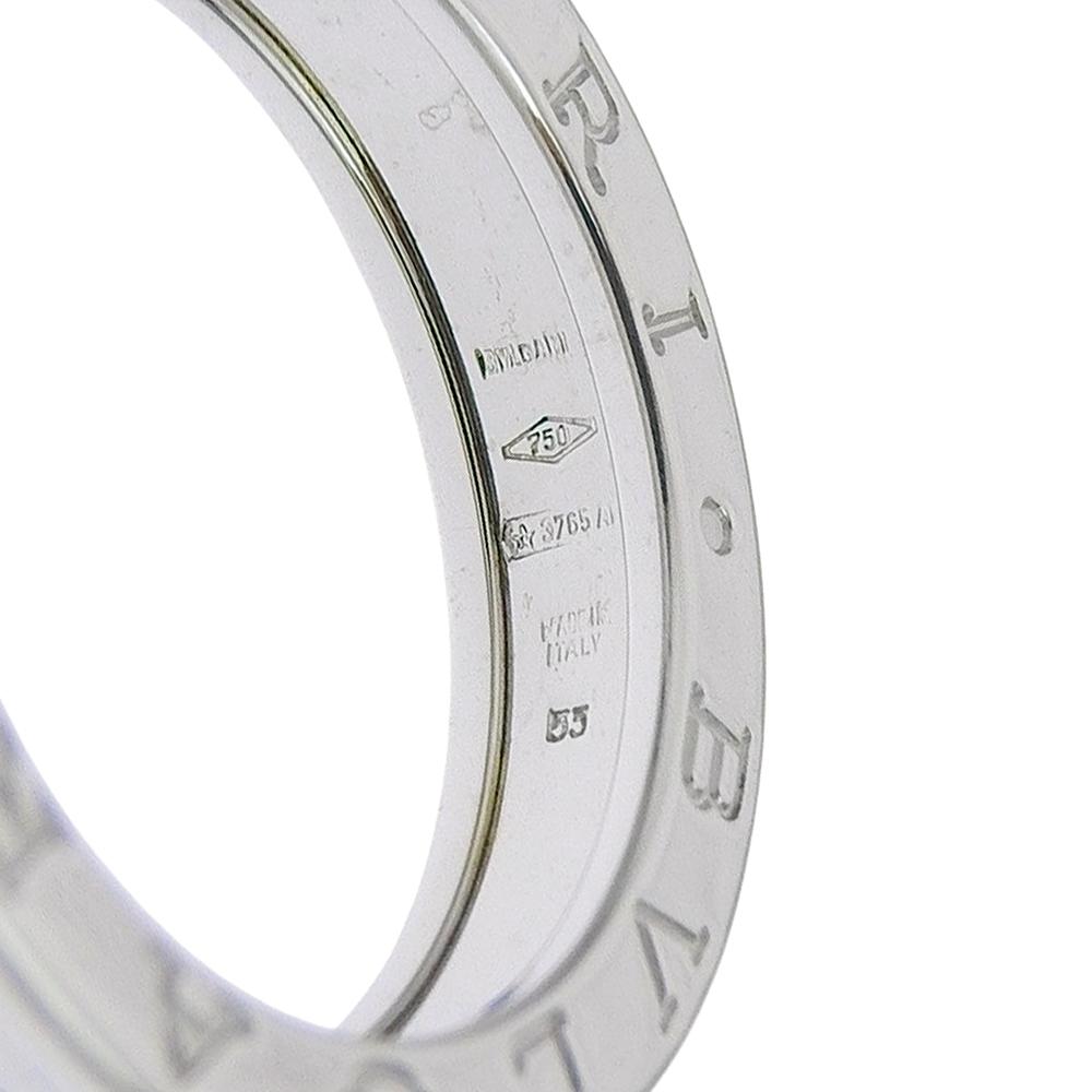 BVLGARI B-Zero1 Ring Be zero one K18 white gold #6.6(US Size) 6.4g Women Used