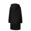 Women Coat Autumn Thicken Warm Long Hooded Jacket Plus Size Zipper Lady Sweater Solid Color Coat
