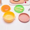Hamburger Shape Lunch Box Double Layer Cute Burger Bento Box Food Container Set