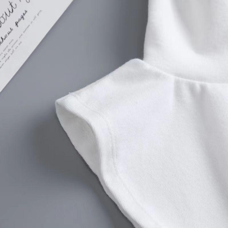 Korean Style Women's Cotton Turtleneck False Collar for Casual Layering - Autumn/Winter/Spring
