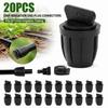 20PCS ABS Hose End Plug 8mm/11mm Irrigation Fittings Durable Irrigation Tubing End Plug  Garden Use